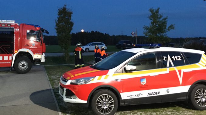 First Responder am Abend