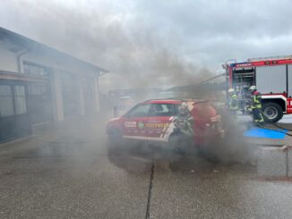 Praxistraining E-Mobilität Brand E-Fahrzeug